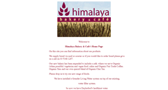 Desktop Screenshot of himalayabakery.com